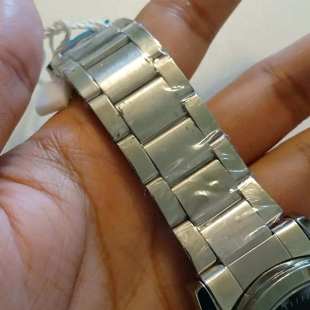 Jones New York Men's Watch Black Dial Silver Tone Bracelet JNYW2419M 41mm